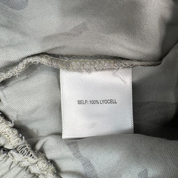 Jane & Delancey Tropical Beach High Waist Shorts WMN XS Beige w/Black Leaf Print - Picture 6 of 7